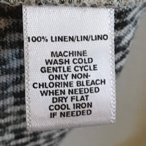 Loft black and white linen tee - Picture 8 of 8